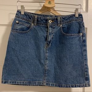 GAP Classic denim mini skirt